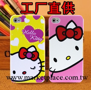 hello kitty 卡通 iPhone4手機殼 iphone4 4s保護殼 蘋果保護殼萌工廠,批發,進口,代購