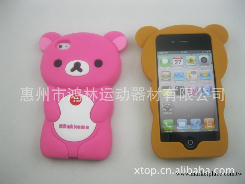 iphone4 iPhone4s 愛瘋4 rilakkuma 小熊手機套保護套保護殼工廠,批發,進口,代購