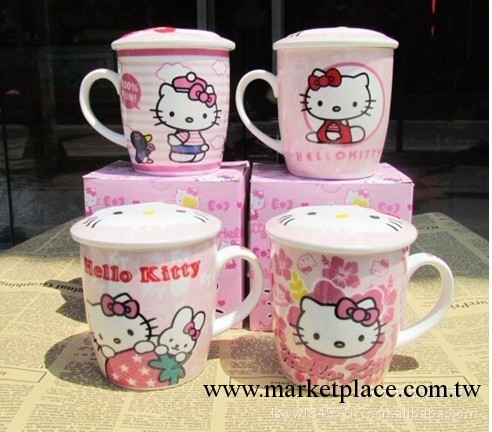 KT-C創意韓國傢居 卡通杯 精品店貨源批發 hello kitty 陶瓷杯子工廠,批發,進口,代購