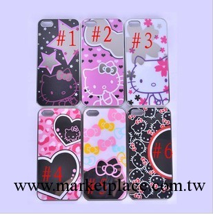 iphone5 可愛卡通hello Kitty電鍍鏡面外殼工廠,批發,進口,代購