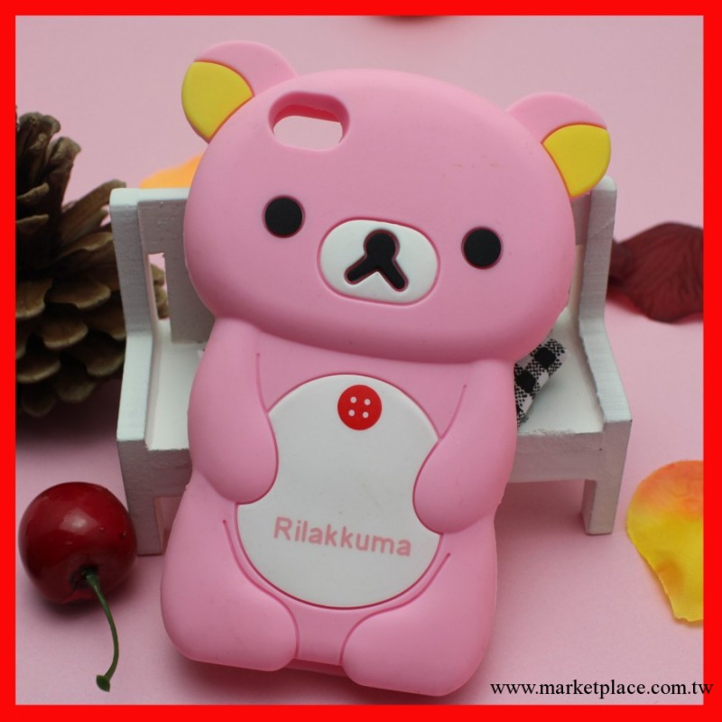 最新輕松熊 Rilakkuma iphone 矽膠手機外殼工廠,批發,進口,代購