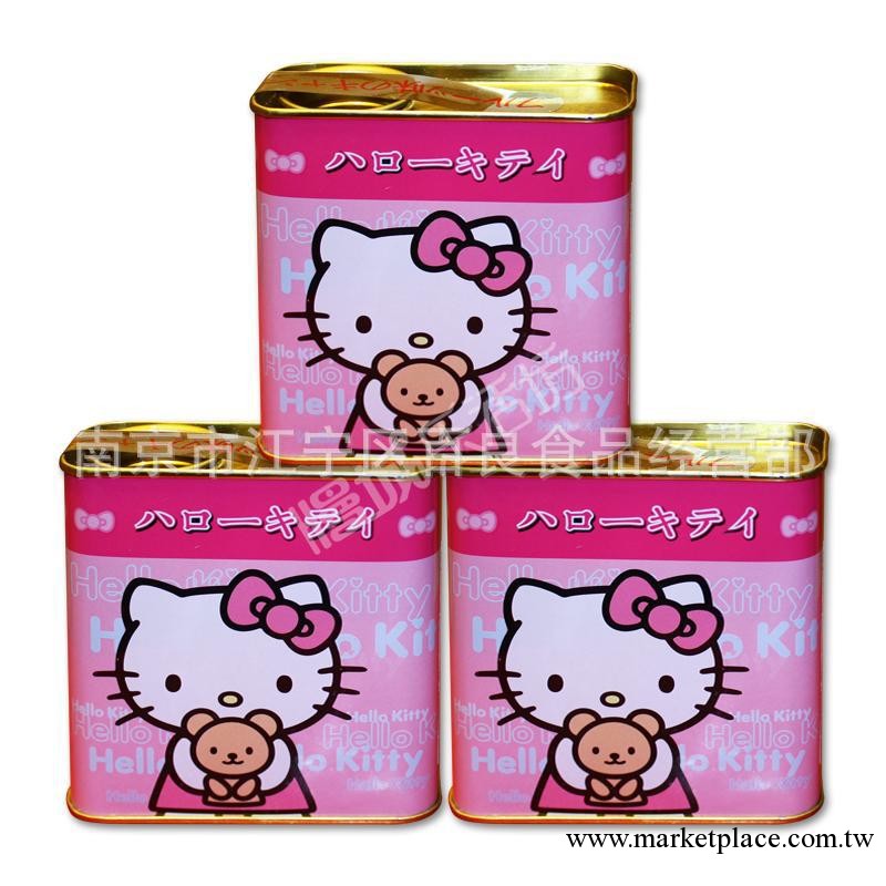 進口日本鐵盒裝日之味水果軟糖--Hello kitty 1組10個工廠,批發,進口,代購