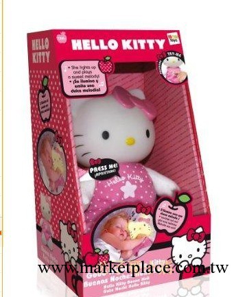 原裝正版IMC HELLO KITTY凱蒂貓音樂安撫小夜燈 睡前安撫玩偶工廠,批發,進口,代購