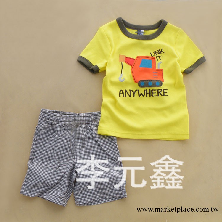2013專櫃正品 夏款 童裝 男童套裝 寶寶兩件套  兒童套裝工廠,批發,進口,代購