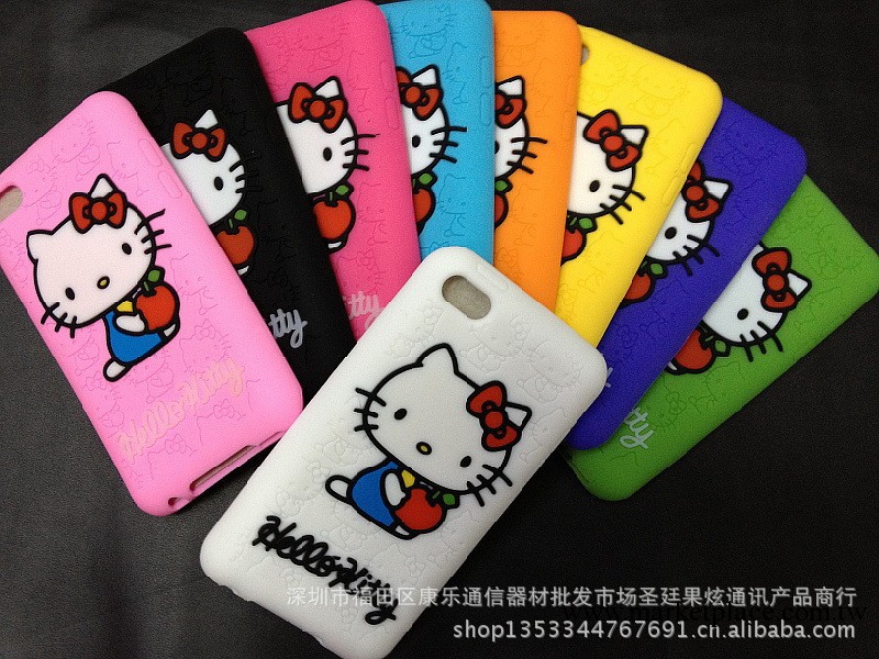 廠傢批發新時代戀愛 姚笛同款iphone4kt貓 矽膠hello kitty保護殼工廠,批發,進口,代購