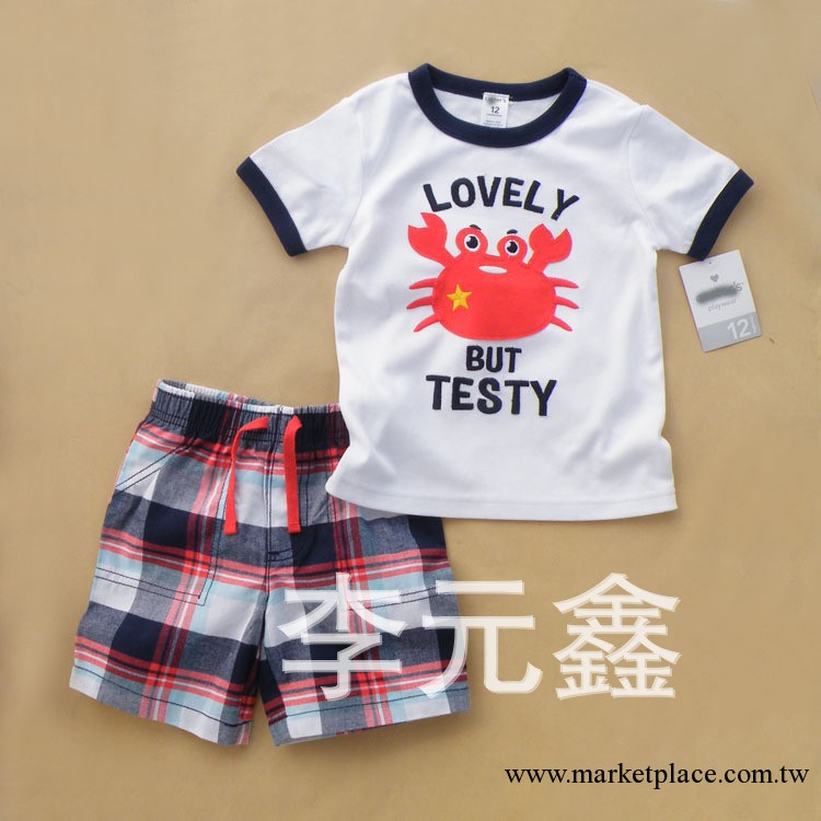 2013夏款外貿童裝套裝   男童套裝 寶寶兩件套  兒童套裝工廠,批發,進口,代購