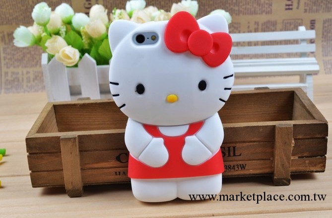 廠傢3D立體Hello Kitty iphone4手機殼 4s手機殼 蘋果外殼 手機套工廠,批發,進口,代購