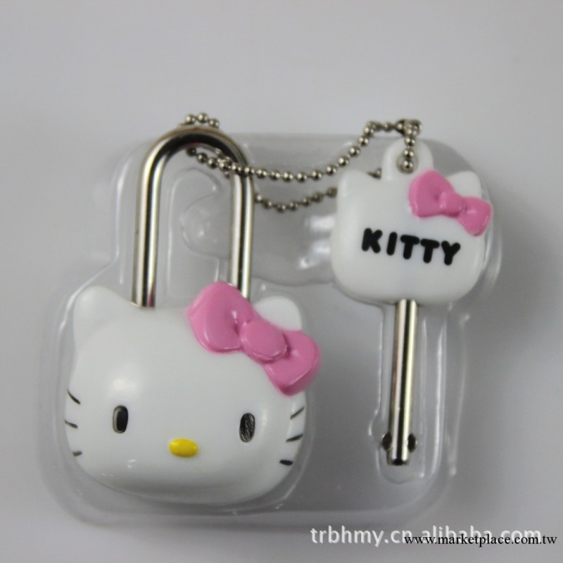 時尚可愛hello  kitty卡通造型鎖 日記本鎖 kt貓迷你小掛鎖-工廠,批發,進口,代購