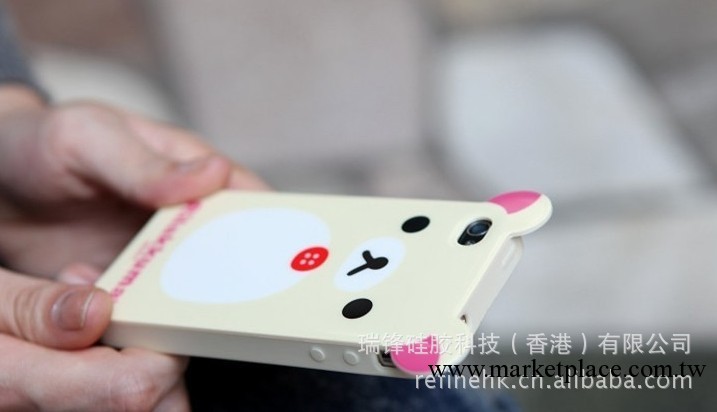 日本rilakkuma 輕松熊 iphone 4 小熊 手機套/直銷出貨快工廠,批發,進口,代購