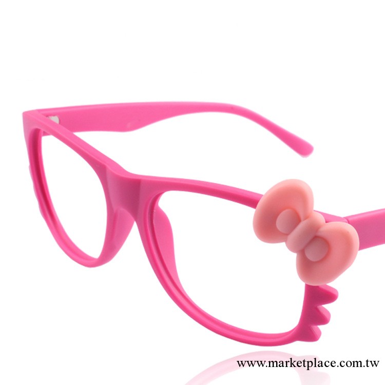 超萌hello kitty兔子兒童眼鏡框架時尚豹紋眼鏡框小孩眼鏡潮妞批發・進口・工廠・代買・代購