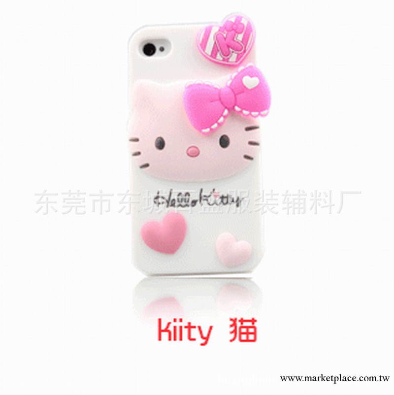 蘋果KT貓手機殼 iphone4 4S護殼 hello kitty卡通手機殼 新款KT貓工廠,批發,進口,代購