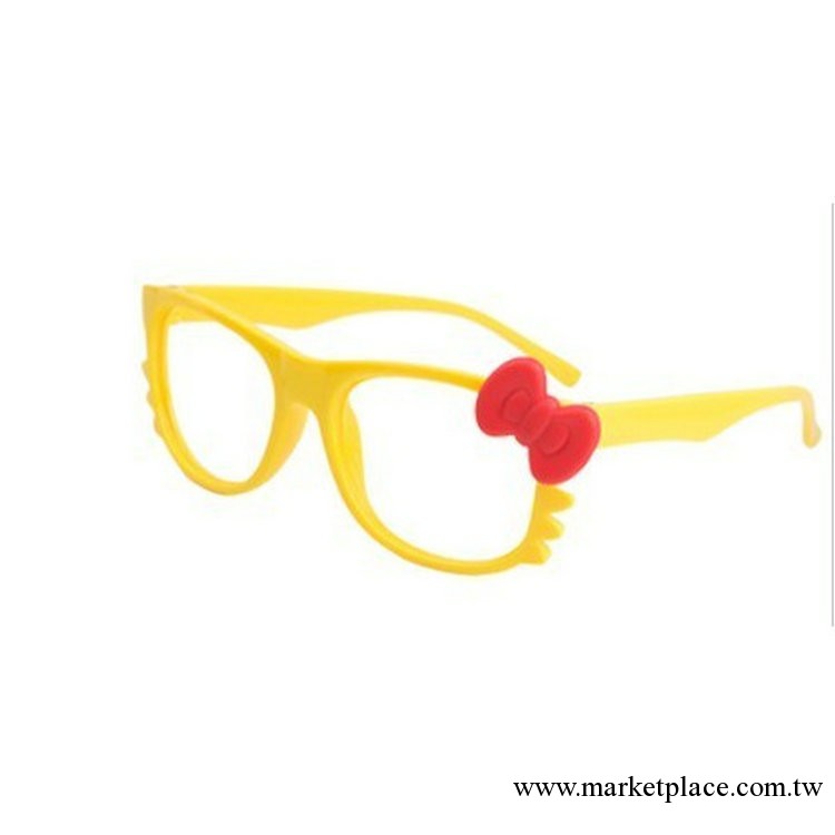 2013新款豹紋Hello Kitty 時尚平光鏡  時尚蝴蝶結平光鏡批發・進口・工廠・代買・代購