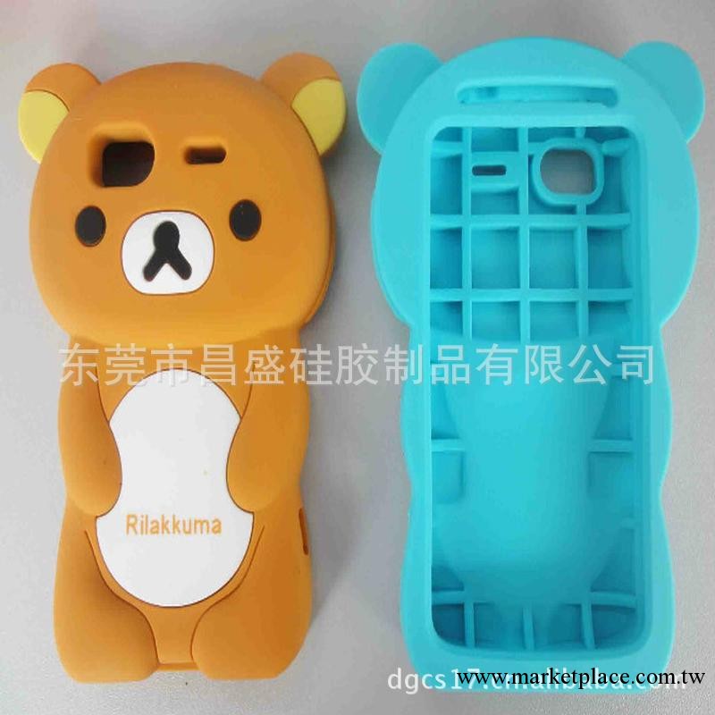 輕松熊矽膠套 Rilakkuma輕松熊 HTC G14立體3D手機套 廠傢直銷批發・進口・工廠・代買・代購