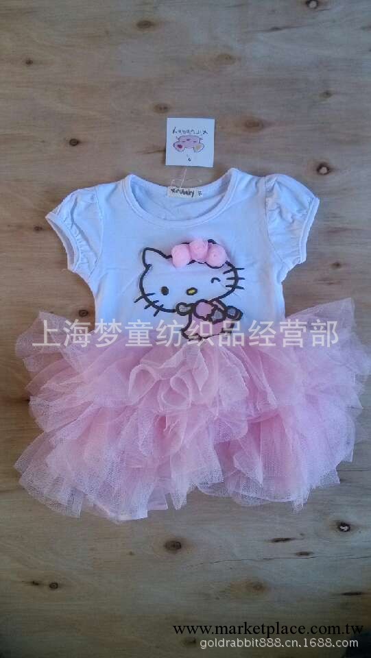 生產批發-外貿童裝KIMOCAT瞇瞇眼玫瑰紗裙 女童裙工廠,批發,進口,代購