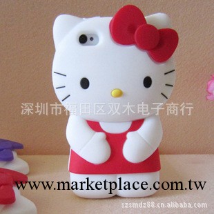 Hello Kitty 蘋果5手機殼 iphone5手機套 kt貓矽膠套 保護殼工廠,批發,進口,代購