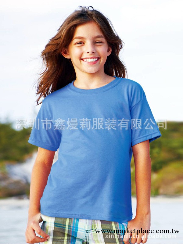 進口吉爾丹圓領童裝文化衫廣告衫班服T恤深圳鑫熳莉服飾現貨批發工廠,批發,進口,代購
