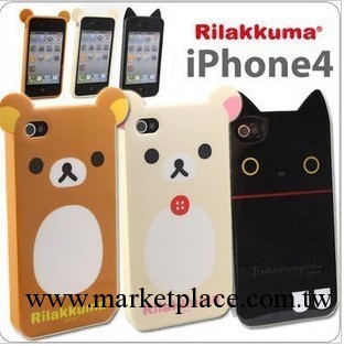 日本火爆 rilakkuma輕松熊 熊貓 iphone 4 tpu軟殼工廠,批發,進口,代購