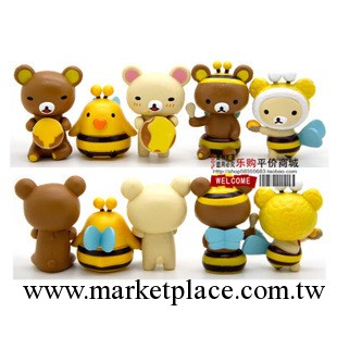 輕松熊Rilakkuma 食版劇場 手辦公仔玩偶  動漫模型 鑰匙扣1代工廠,批發,進口,代購