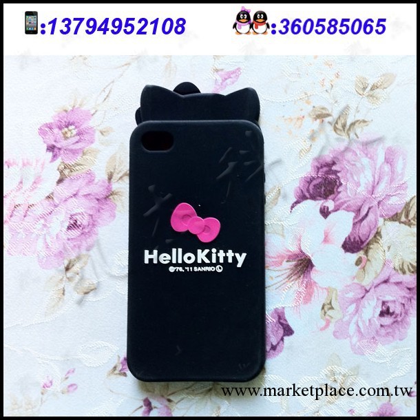 iphone4s hellokitty 蝴蝶結手機套 蘋果4 hello kitty手工廠,批發,進口,代購