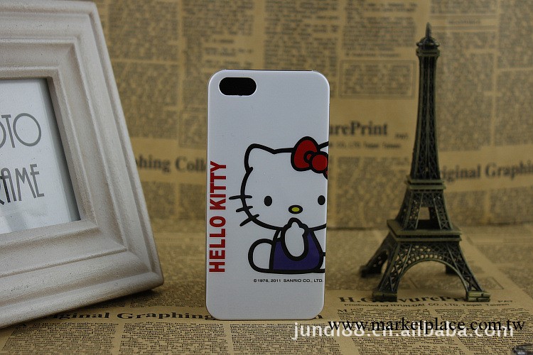 新款kt貓 iphone4手機殼 蘋果4S手機保護殼 女生最愛hello kitty工廠,批發,進口,代購