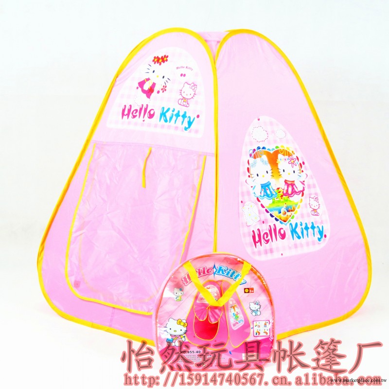 怡然HELLO KITTY粉色兒童帳篷 兒童遊戲玩具屋 歡迎來樣來圖定做批發・進口・工廠・代買・代購