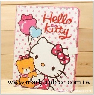 The new ipad3/ipad4 可愛Hello Kitty保護套 皮套 帶休眠工廠,批發,進口,代購