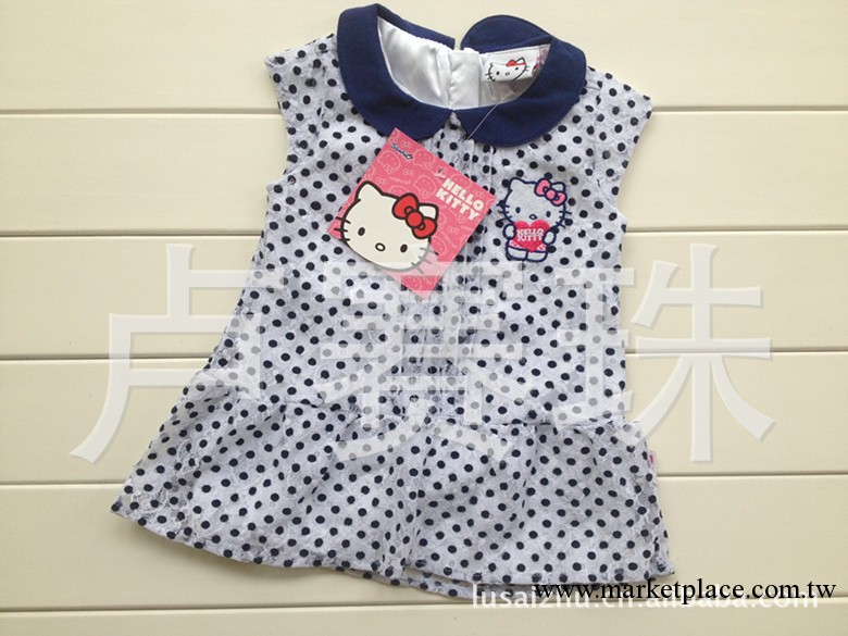 預定款HELLO KITTY原單外貿童裝田連衣裙 童裝批發 庫存服裝現貨工廠,批發,進口,代購