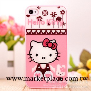 新款卡通 HELLO KITTY IPHONE4手機殼 4S 可愛保護套工廠,批發,進口,代購