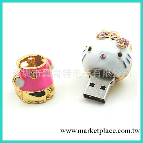 新款特價金世諾U盤 hello kitty usb drive U盤 珠寶禮品優盤工廠,批發,進口,代購