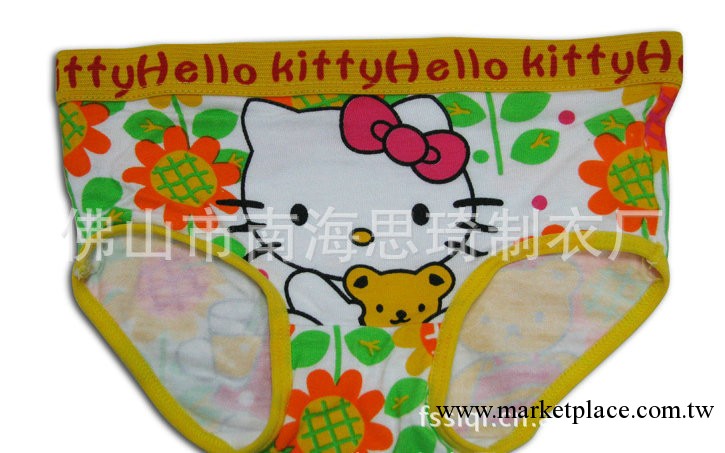 廠傢批發 可愛 HELLO KITTY兒童內褲 純棉彈力卡通內褲工廠,批發,進口,代購