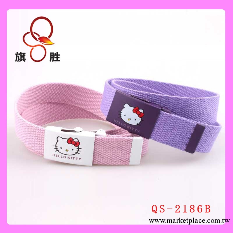 【旗勝】QS-2186B定做Hello kitty香港迪尼斯園 卡通兒紫色腰帶工廠,批發,進口,代購