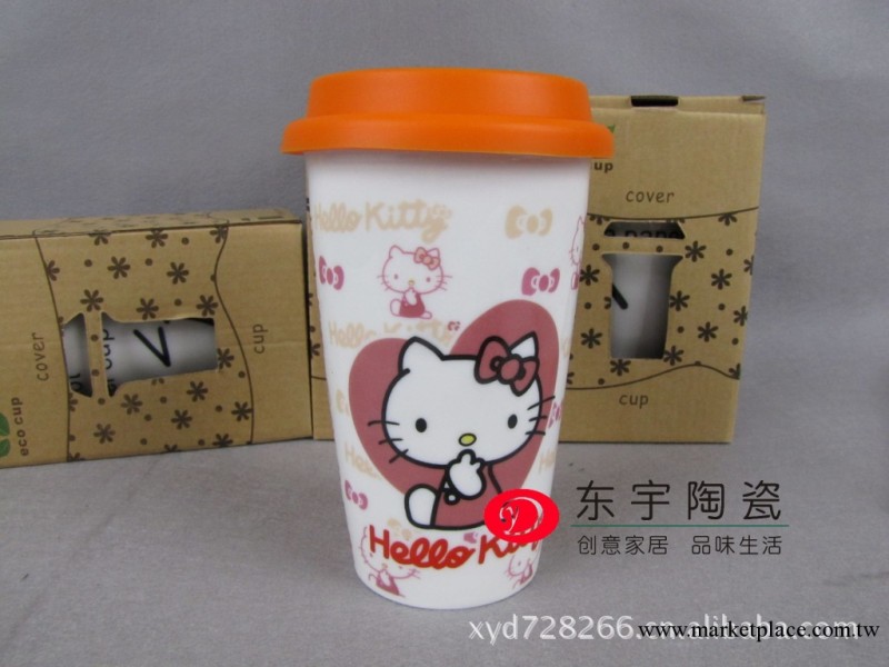 【小額批發】星巴克杯子 hello kitty卡通陶瓷杯 保溫杯 雙層杯工廠,批發,進口,代購