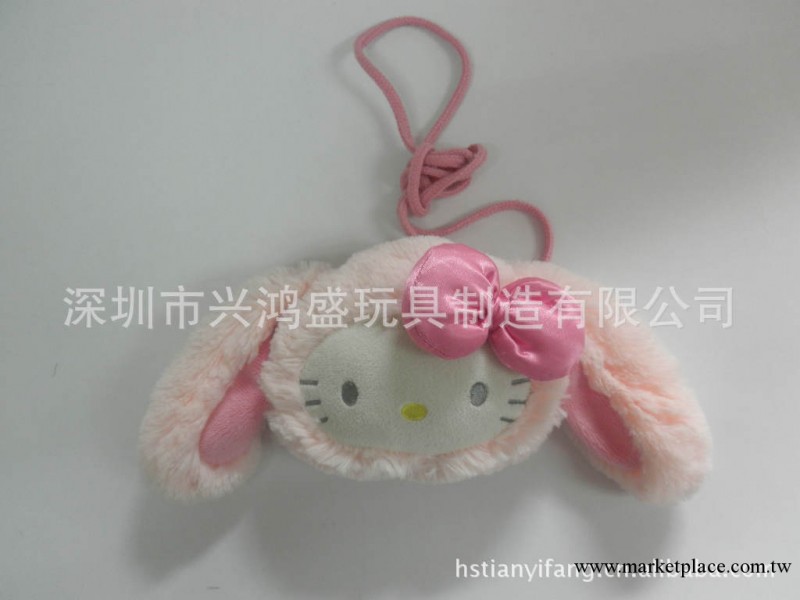 廠傢批發供應hello kitty凱蒂貓零錢包毛絨玩具 兔造型  可定制工廠,批發,進口,代購