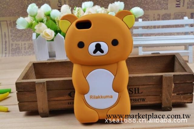 熱銷蘋果5代 輕松熊 懶懶熊矽膠保護 iphone 5 Rilakkuma 外殼工廠,批發,進口,代購