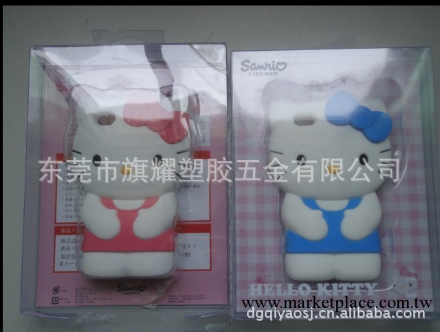 立體Hello Kitty矽膠套 iphone5手機套 iphone4 4矽膠套批發・進口・工廠・代買・代購