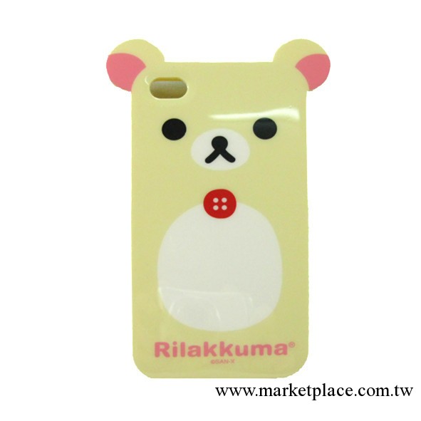 Rilakkuma 輕松小熊 懶懶熊 iphone 4G 松弛熊 立體耳朵 保護套批發・進口・工廠・代買・代購