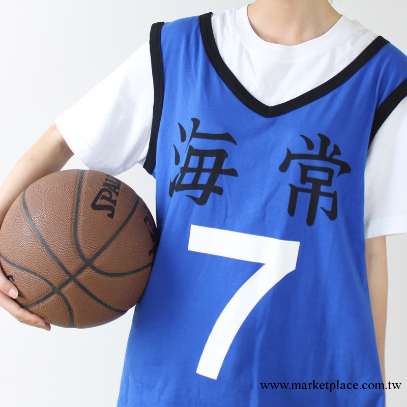 漫蹤 黑子的籃球球衣 奇跡世代 黃瀨涼太 海常 動漫周邊短袖T恤工廠,批發,進口,代購