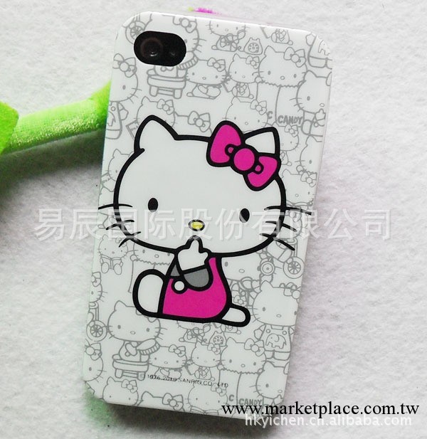 IPHONE4 4S外殼 HELLO KITTY 保護套蘋果4代保護殼保護套卡通殼工廠,批發,進口,代購