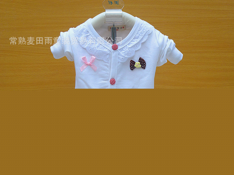 2013貝貝王子系列春款女童紐扣開衫全棉加花邊童裝1-4歲 童裝工廠,批發,進口,代購