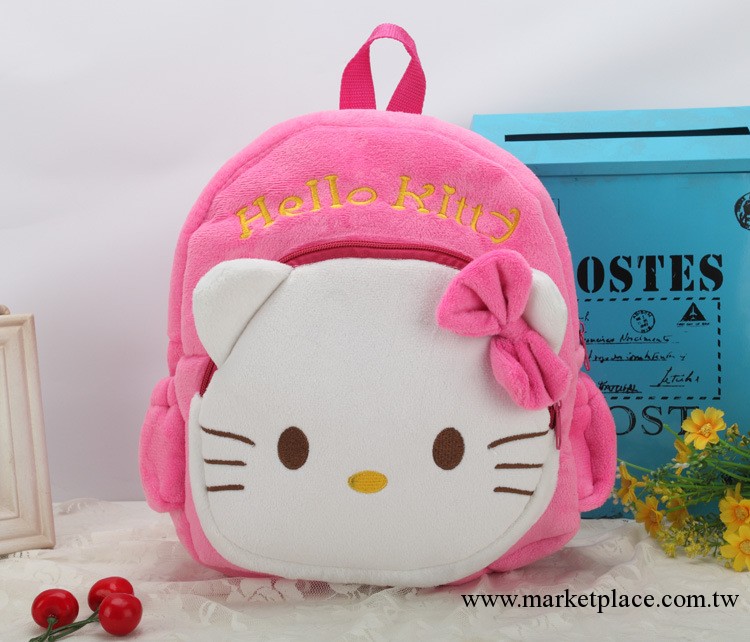 超正 可愛哈羅凱迪 hello kitty 卡通公仔毛絨玩具書包 kitty包工廠,批發,進口,代購