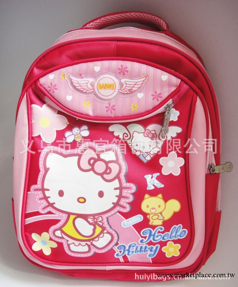 卡通圖案背包 幼兒背包 小學生背包 訂做hello kitty學生書包工廠,批發,進口,代購