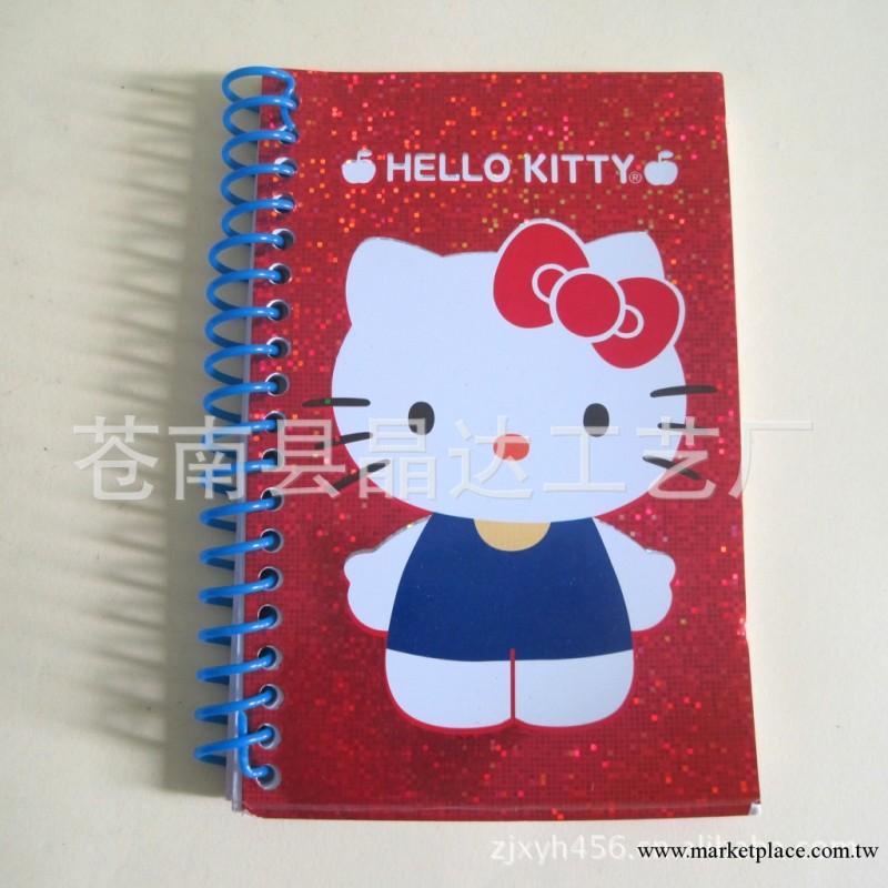 專業生產hello kitty卡通筆記本記事本 線圈本 便利貼工廠,批發,進口,代購