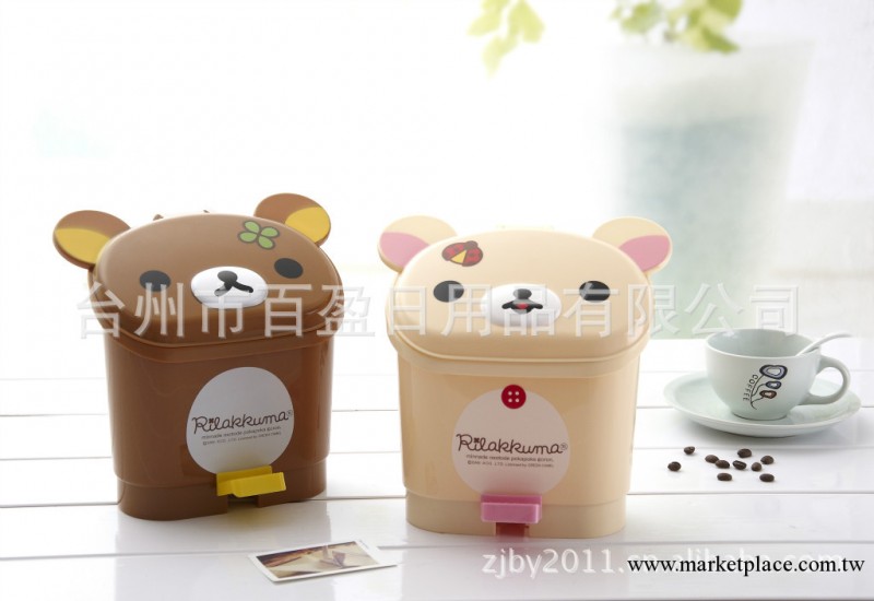 批發正品授權 Rilakkuma 輕松熊系列桌面垃圾桶/微型垃圾桶工廠,批發,進口,代購