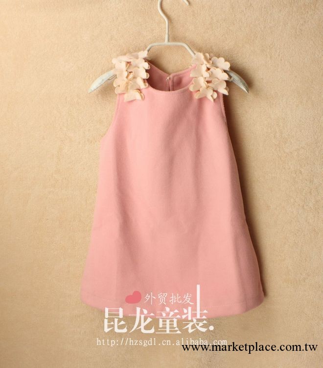 外貿童裝歐美大牌Z傢 花瓣背心呢裙 C0136027-13工廠,批發,進口,代購