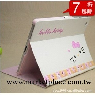 新款韓國 Hello Kitty 可愛卡通 ipad2 ipad3 保護套 超薄皮套 殼工廠,批發,進口,代購