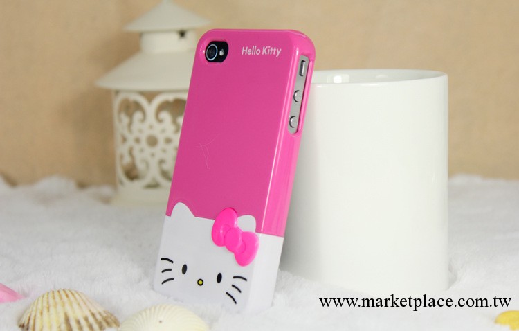 卡通hello kitty 上下節 蘋果4手機殼 4s手機外殼 iphone4手機殼工廠,批發,進口,代購