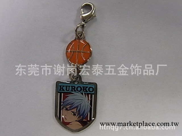 現貨供應 日本周邊動漫飾品 黑子Kuroko 卡通人物手機吊飾工廠,批發,進口,代購