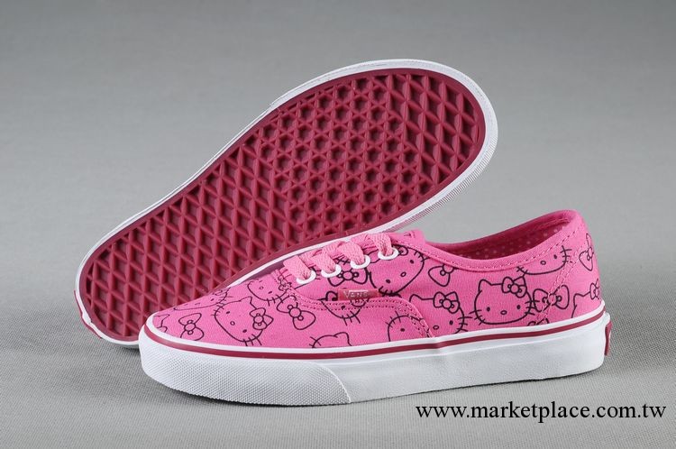 Vans X Hello Kitty經典限量 塗鴉 萬斯帆佈鞋 批發萬斯板鞋女鞋工廠,批發,進口,代購