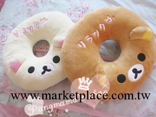 日單San-X輕松熊Rilakkuma 美臀甜甜圈坐墊椅墊靠墊抱枕工廠,批發,進口,代購