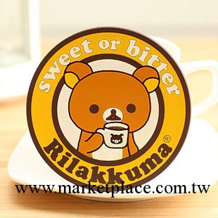 卡通杯墊 輕松熊 Rilakkuma 輕松熊 巧克力系列杯墊 隔熱墊工廠,批發,進口,代購